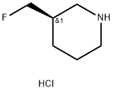(R)-3-(氟甲基)哌啶盐酸盐 结构式