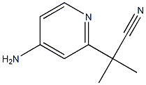 2-(4-氨基吡啶-2-基)-2-甲基丙腈 结构式