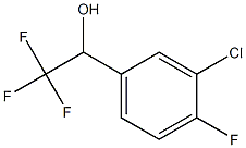 1-(3-氯-4-氟苯基)-2,2,2-三氟乙烷-1-醇 结构式