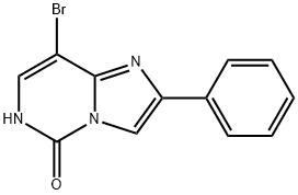 8-BROMO-2-PHENYLIMIDAZO[1,2-C]PYRIMIDIN-5(6H)-ONE 结构式