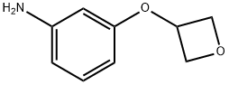 3-(氧杂环丁烷-3-基氧基)苯胺 结构式