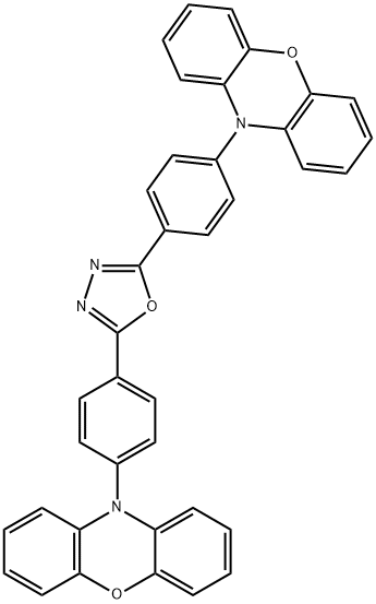 2,5-双(4-(1H-苯恶嗪-1-基)苯基)-1,3,4-恶二唑 结构式