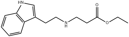 ethyl 3-{[2-(1H-indol-3-yl)ethyl]amino}propanoate 结构式