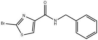 N-BENZYL-2-BROMOTHIAZOL-4-CARBOXAMIDE 结构式