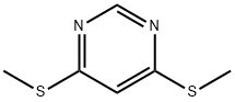 Pyrimidine,4,6-bis(methylthio)- 结构式