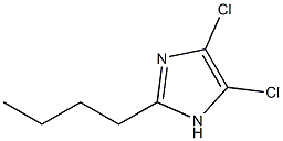 1H-Imidazole, 2-butyl-4,5-dichloro- 结构式