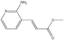 (E)-Methyl 3-(2-aminopyridin-3-yl)acrylate 结构式