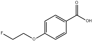 4-(2-氟乙氧基)苯甲酸 结构式