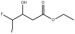 4,4-Difluoro-3-hydroxy-butyric acid ethyl ester 结构式