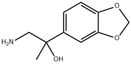 1-amino-2-(1,3-benzodioxol-5-yl)propan-2-ol 结构式