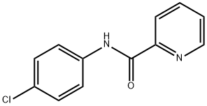 N-(4-氯苯基)吡啶-2-甲酰胺 结构式