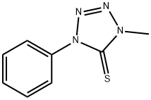 5H-Tetrazole-5-thione, 1,4-dihydro-1-methyl-4-phenyl- 结构式