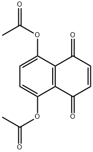 1,4-Naphthalenedione,5,8-bis(acetyloxy)- 结构式