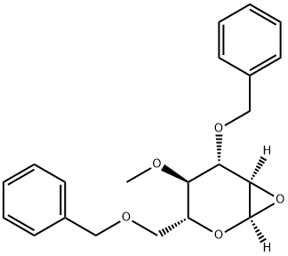 (1S,3R,4R,5S,6R)-5-(苄氧基)-3-((苄氧基)甲基)-4-甲氧基-2,7-二氧杂二环[4.1.0]庚烷 结构式