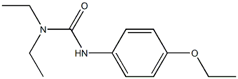 Urea, N'-(4-ethoxyphenyl)-N,N-diethyl- 结构式