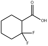 2,2-二氟环己羧酸 结构式