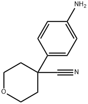 4-(4-氨基苯基)四氢-2H-吡喃-4-碳腈 结构式