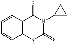 3-环丙基-2-磺酰基-3,4-二氢喹唑啉-4-酮 结构式