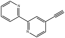 4-乙炔基-2,2'-联吡啶 结构式