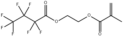 2-(Methacryloyloxy)ethyl heptafluorobutanoate 结构式