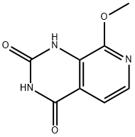 8-甲氧基吡啶并[3,4-D]嘧啶-2,4(1H,3H)-二酮 结构式