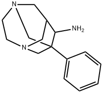 1-phenyl-3,6-diazatricyclo[4.3.1.1~3,8~]undecan-9-amine 结构式