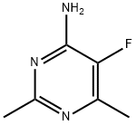 5-FLUORO-2,6-DIMETHYL-4-PYRIMIDINAMINE 结构式