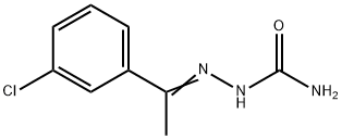 Hydrazinecarboxamide,2-[1-(3-chlorophenyl)ethylidene]- 结构式