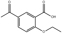 5-乙酰-2-乙氧基苯甲酸 结构式