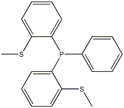 Phosphine,bis[2-(methylthio)phenyl]phenyl- 结构式