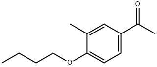 1-(4-butoxy-3-methylphenyl)ethanone 结构式