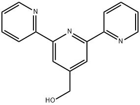 2,2':6',2”-三联吡啶-4'-甲醇 结构式