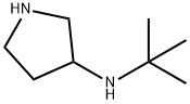 N-(叔丁基)吡咯烷-3-胺 结构式