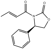 (R,E)-3-(BUT-2-ENOYL)-4-PHENYLOXAZOLIDIN-2-ONE 结构式