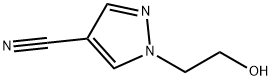 1-(2-羟基乙基)-1H-吡唑-4-腈 结构式