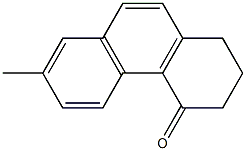 4(1H)-Phenanthrenone, 2,3-dihydro-7-methyl- 结构式