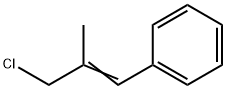 (E)-(3-氯-2-甲基丙-1-烯-1-基)苯 结构式