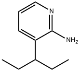 2-Pyridinamine, 3-(1-ethylpropyl)- 结构式