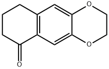 2H,3H,6H,7H,8H,9H-naphtho[2,3-b][1,4]dioxin-6-one 结构式