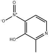 2-甲基-3-羟基-4-硝基吡啶 结构式