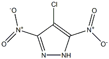 4-CHLORO-3,5-DINITRO-1H-PYRAZOLE 结构式