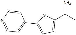 1-(5-(吡啶-4-基)噻吩-2-基)乙-1-胺 结构式