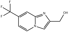 (7-Trifluoromethyl-imidazo[1,2-a]pyridin-2-yl)-methanol 结构式