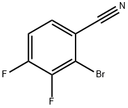 2-Bromo-3,4-difluorobenzonitrile 结构式