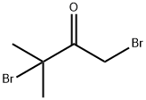 1,3-二溴-3-甲基丁-2-酮 结构式