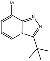 8-溴-[1,2,4]三氮唑并[4,3-A]吡啶 结构式