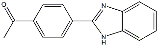 1-(4-(1H-Benzo[d]imidazol-2-yl)phenyl)ethanone 结构式