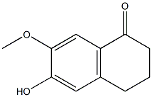 1(2H)-Naphthalenone,3,4-dihydro-6-hydroxy-7-methoxy- 结构式