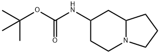 Carbamic acid, N-(octahydro-7-indolizinyl)-, 1,1-dimethylethyl ester 结构式