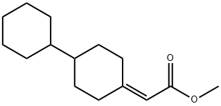 METHYL 2-([1,1-BI(CYCLOHEXAN)]-4-YLIDENE)ACETATE 结构式